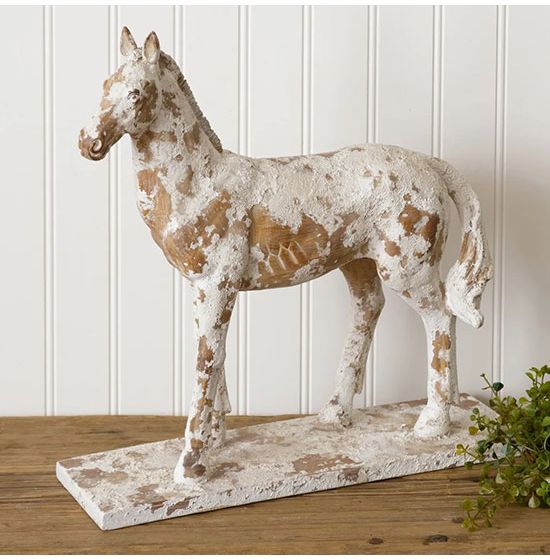 Distressed Roman Horse Statue