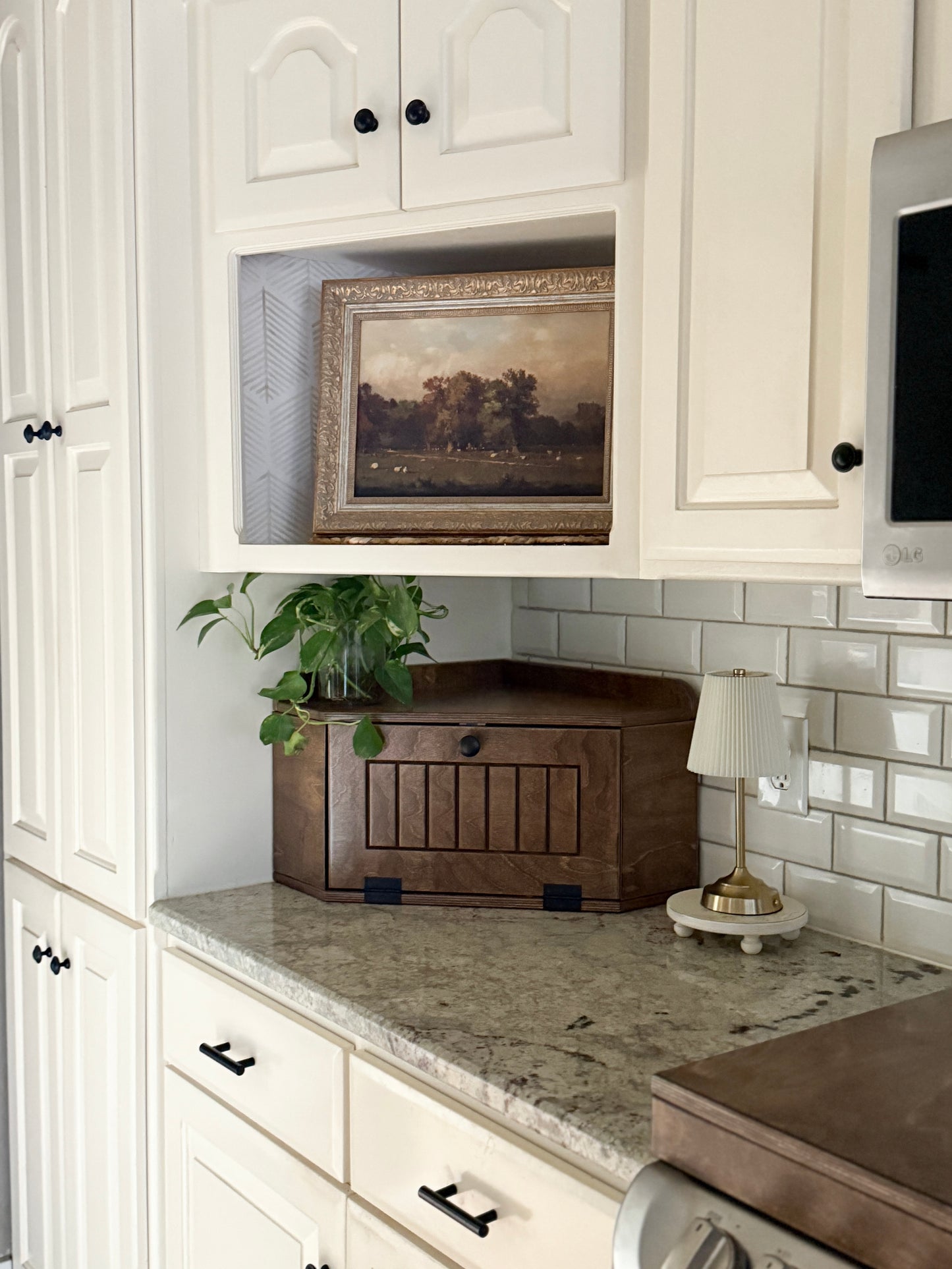 Bread Box Warm Brown Stain