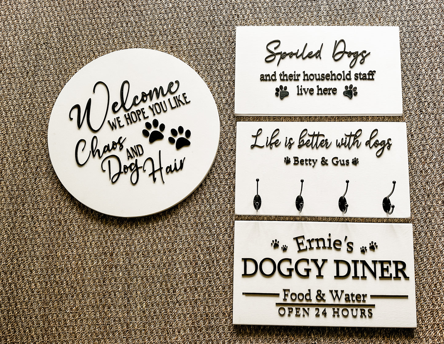 Adorable Personalized Pet Signs