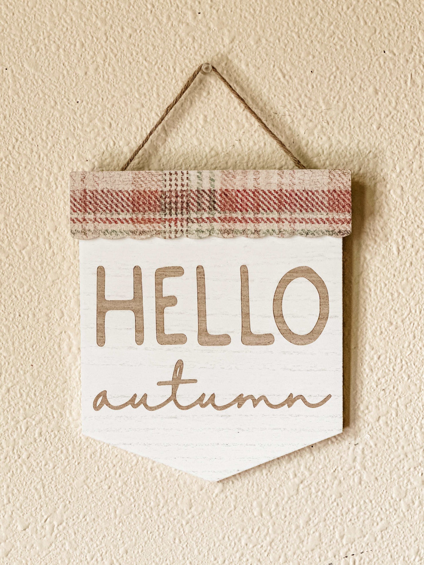 Hello Autumn and Let's Get Cozy signs