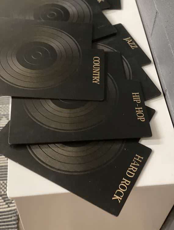 Vinyl Album Dividers in Black