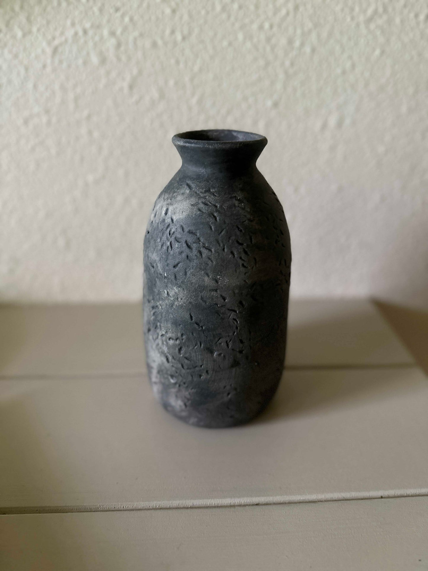 Rustic Taper Vase - Black
