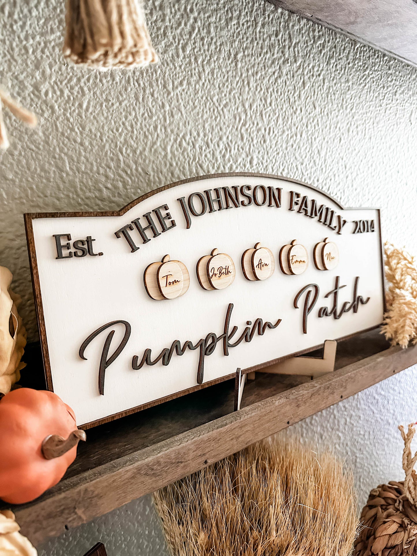 Custom Pumpkin Patch Wall Sign
