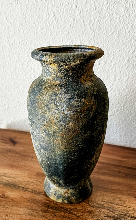 Distressed Tall Vase