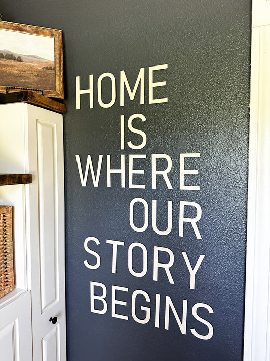 Home is where our story begins