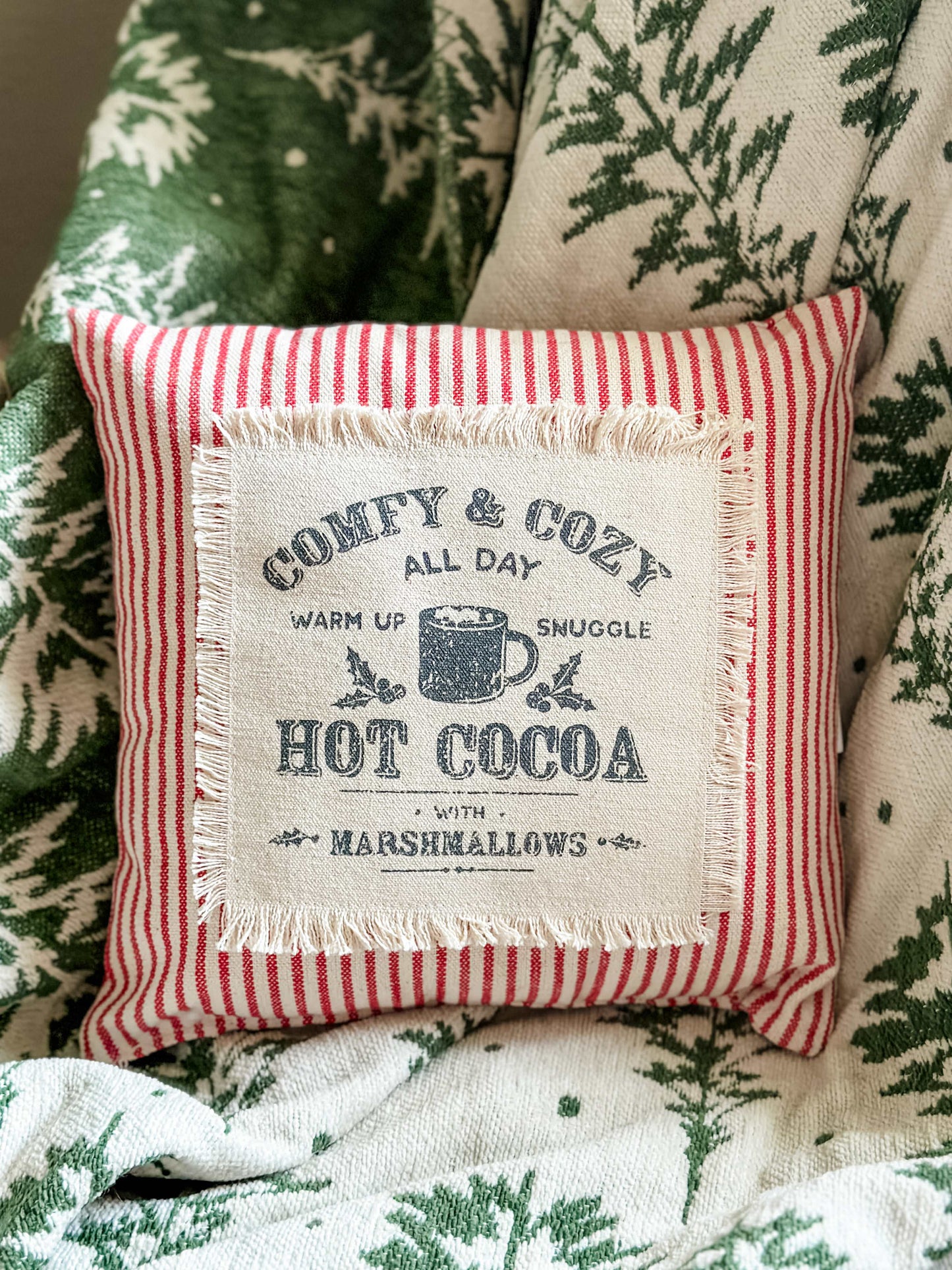 Hot Cocoa Accent Pillow