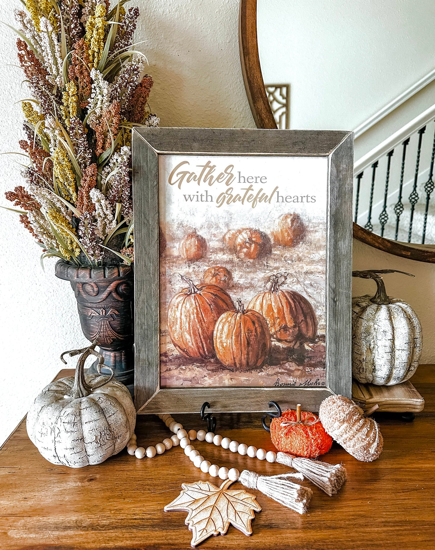 White birch look pumpkin