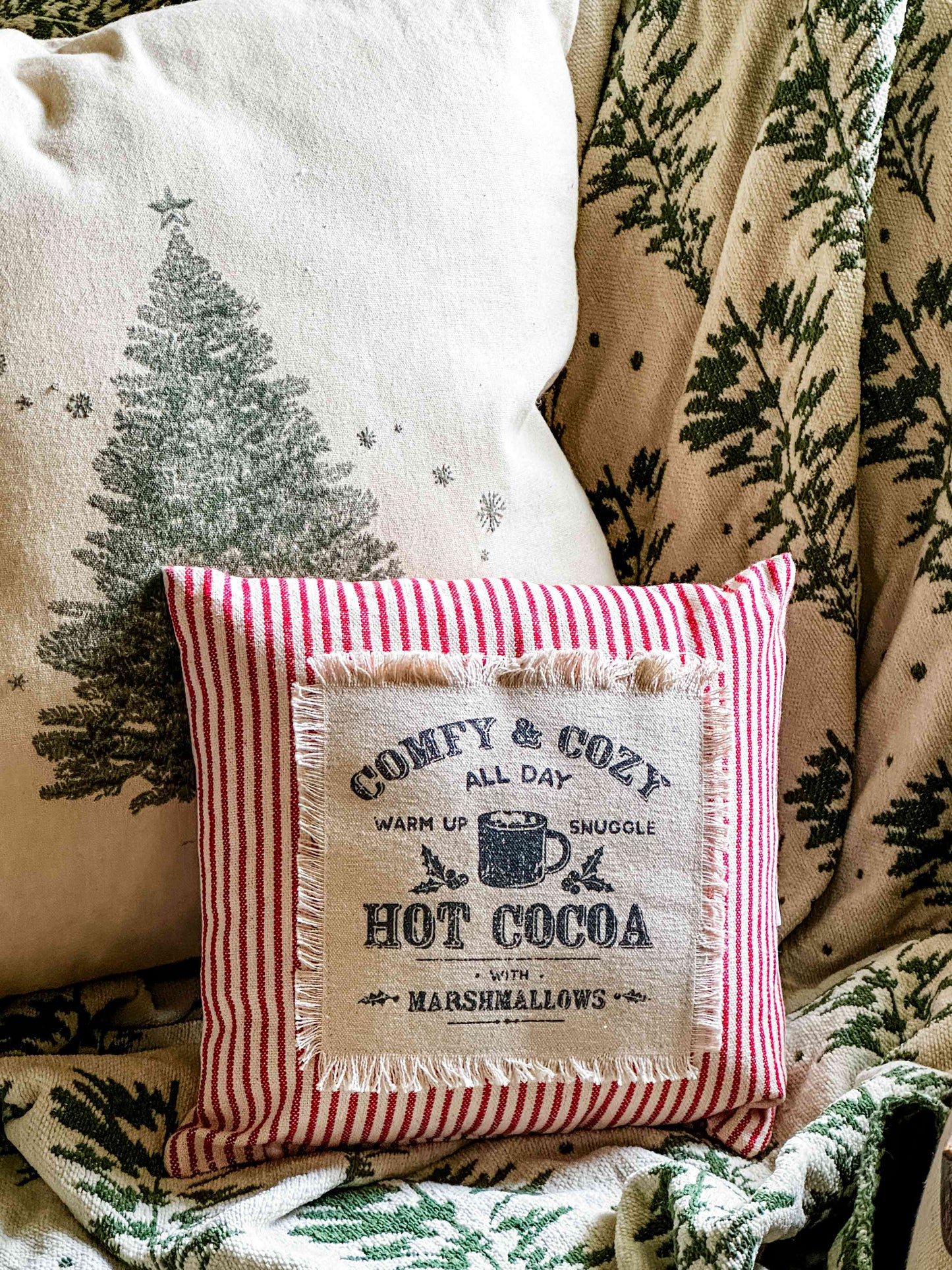 Hot Cocoa Accent Pillow