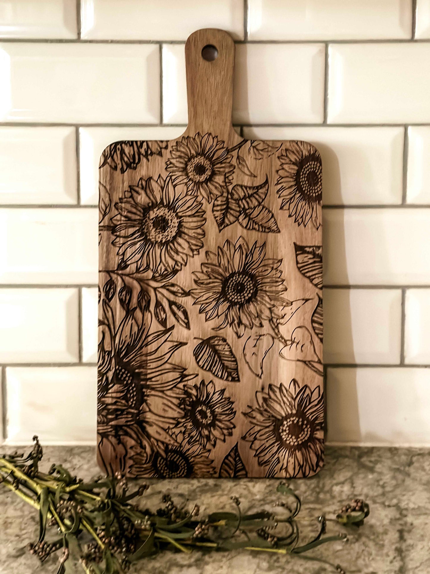 Sunflower Cutting Board