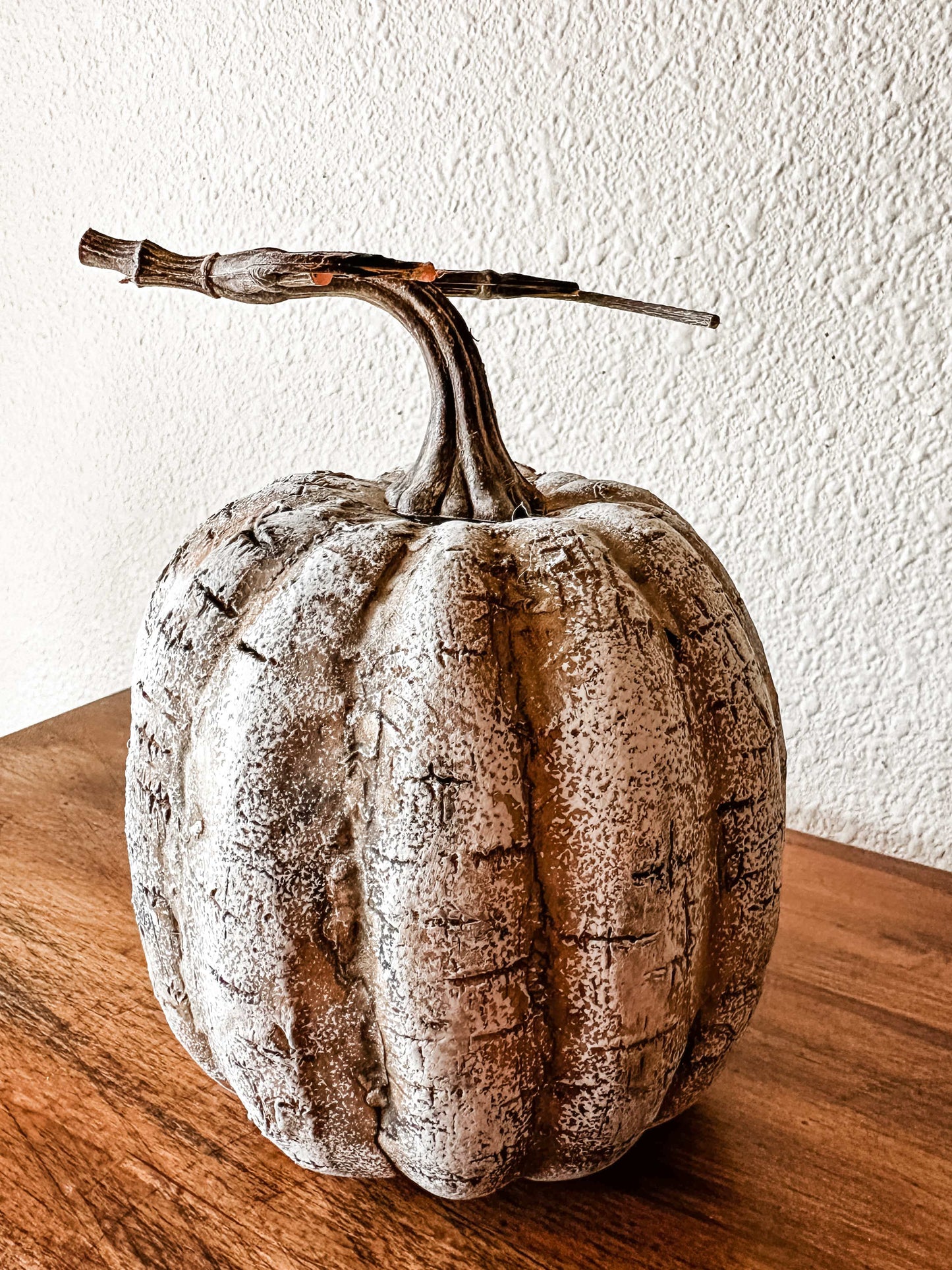 White birch look pumpkin