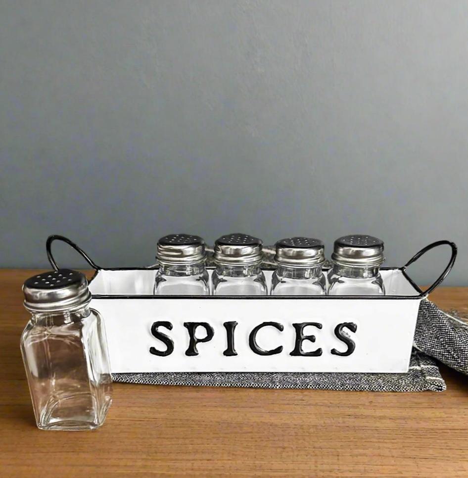 Five jar spice caddy