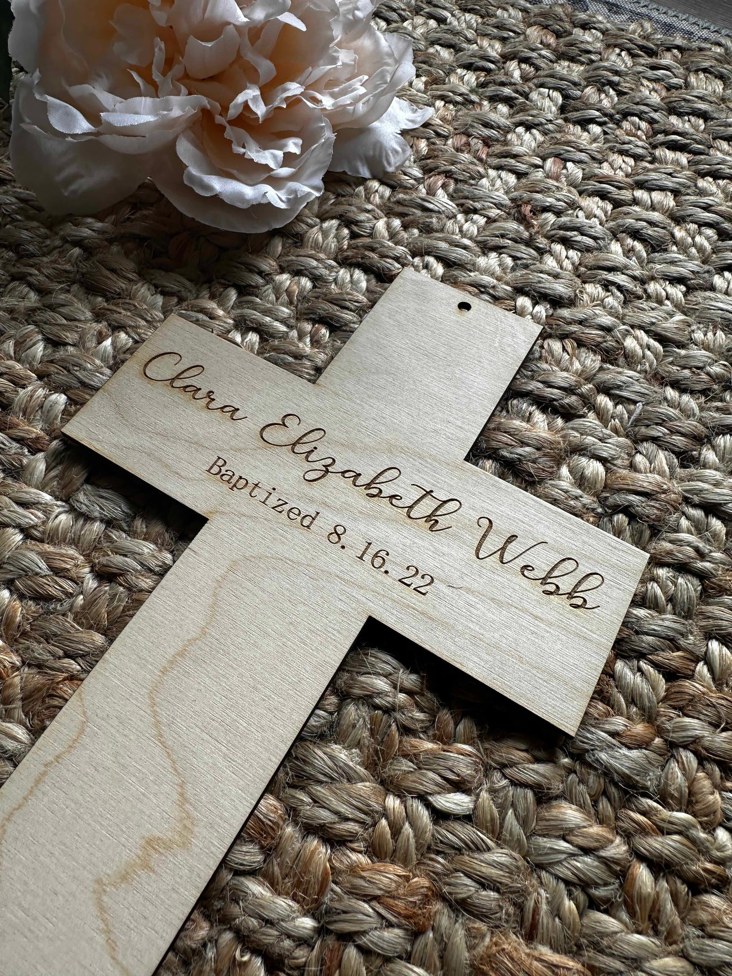 Personalized cross baptism gift, christening gift, child dedications, first communion.