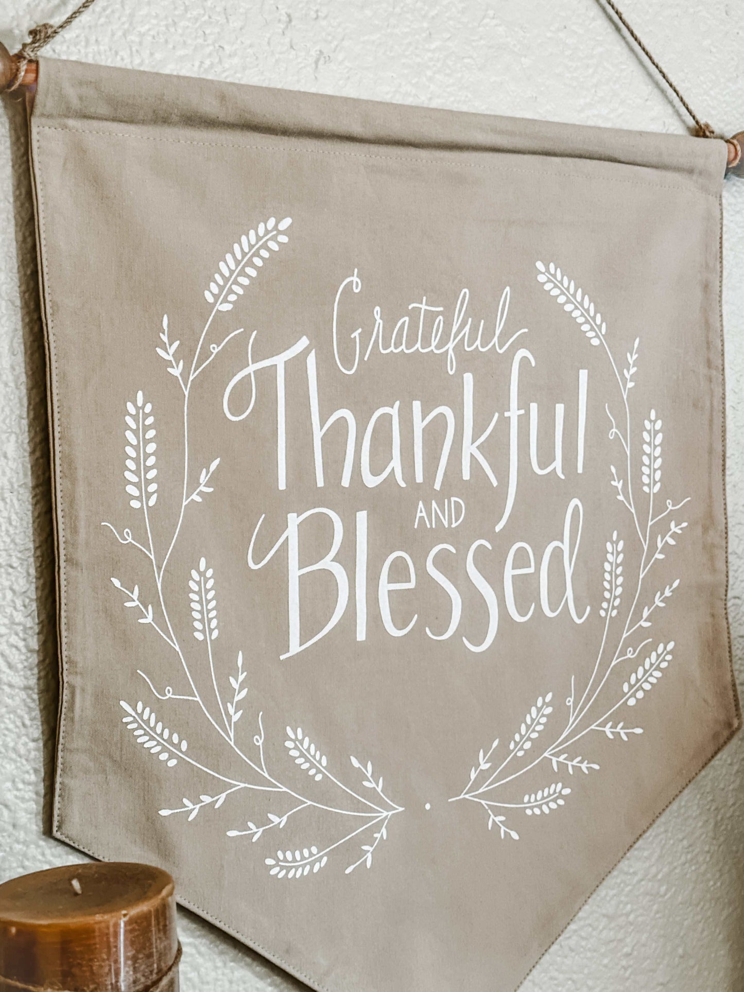 Grateful, Thankful and Blessed wall decor