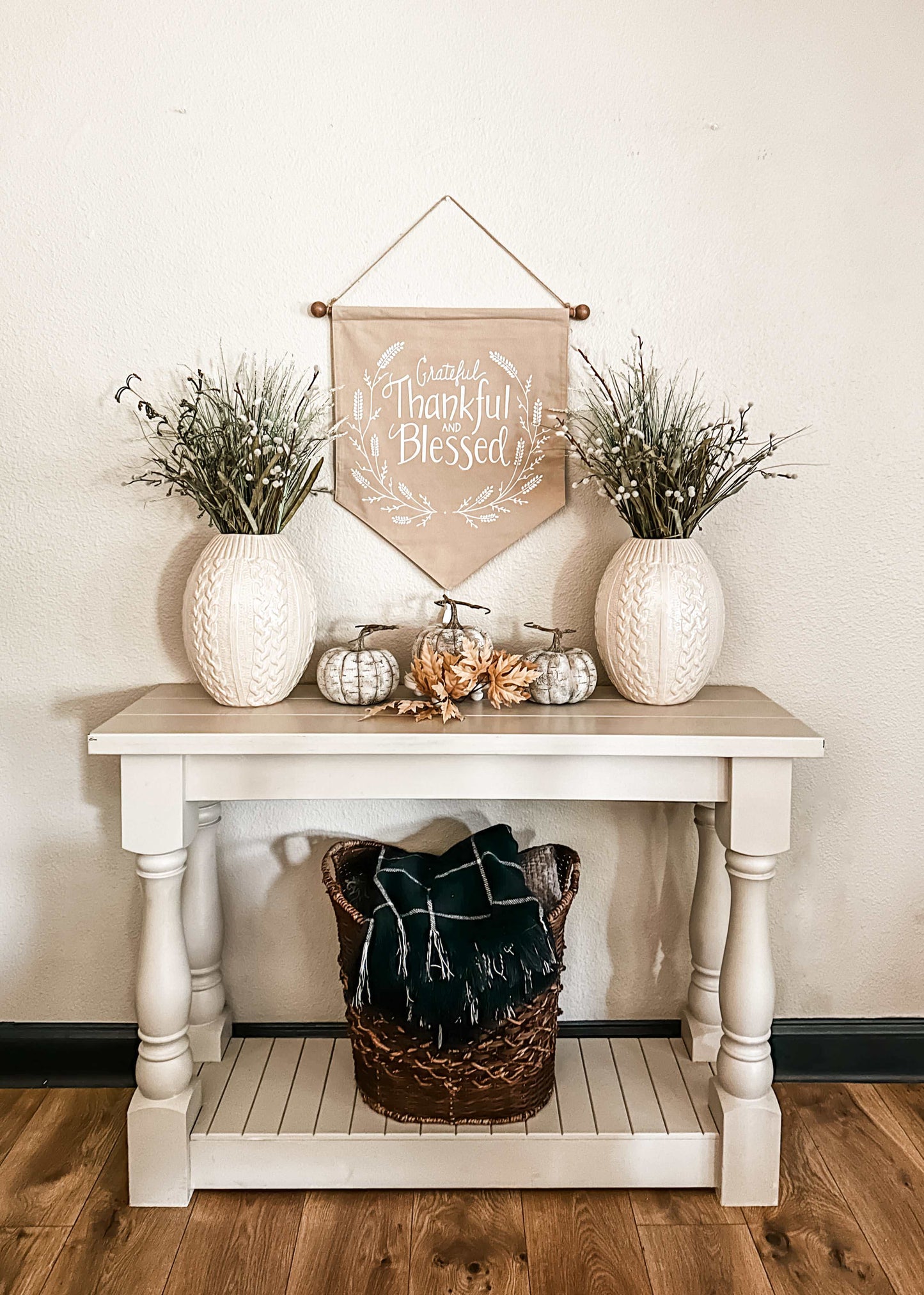 Grateful, Thankful and Blessed wall decor