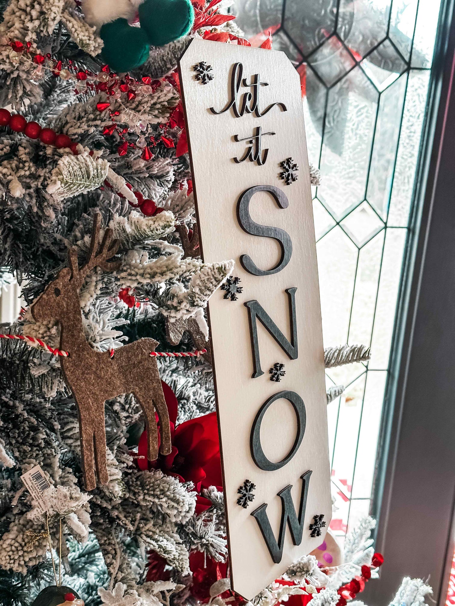 Handmade Let It Snow Sign