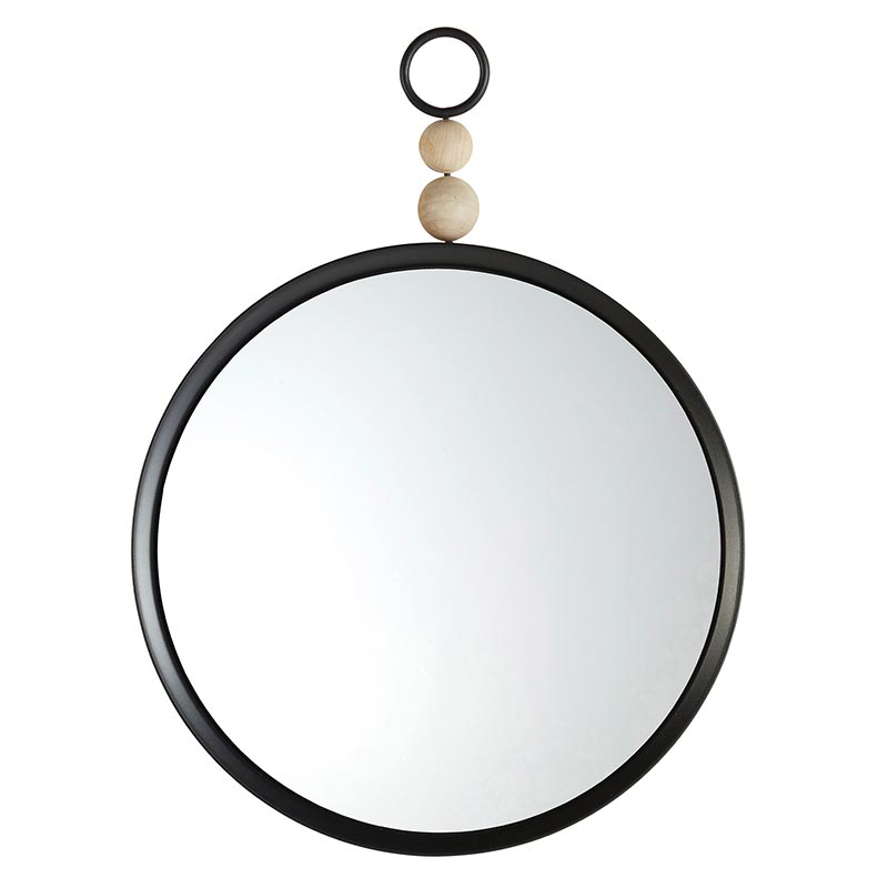 Hanging Mirror with Beads