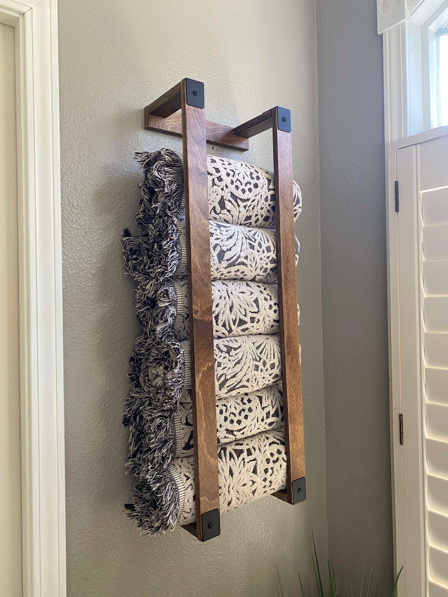 Towel Rack, Blanket Rack, Wall Hanging
