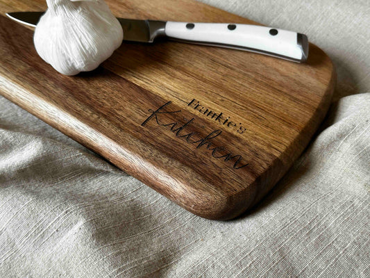 Personalized Oblong Cutting Board