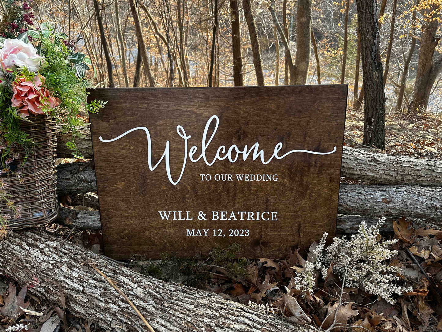 Wedding Sign - Welcome to our Wedding - Bea