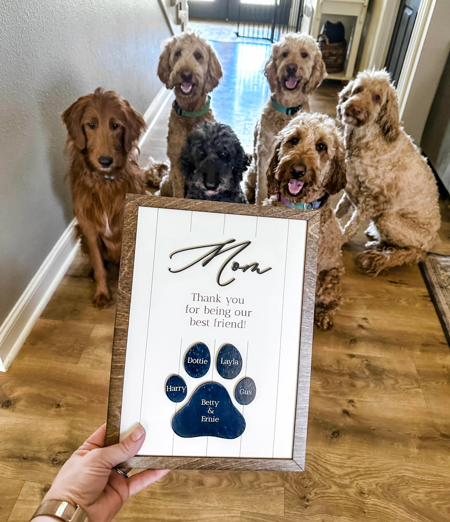 Fur-Mom Mother's Day Paw Sign