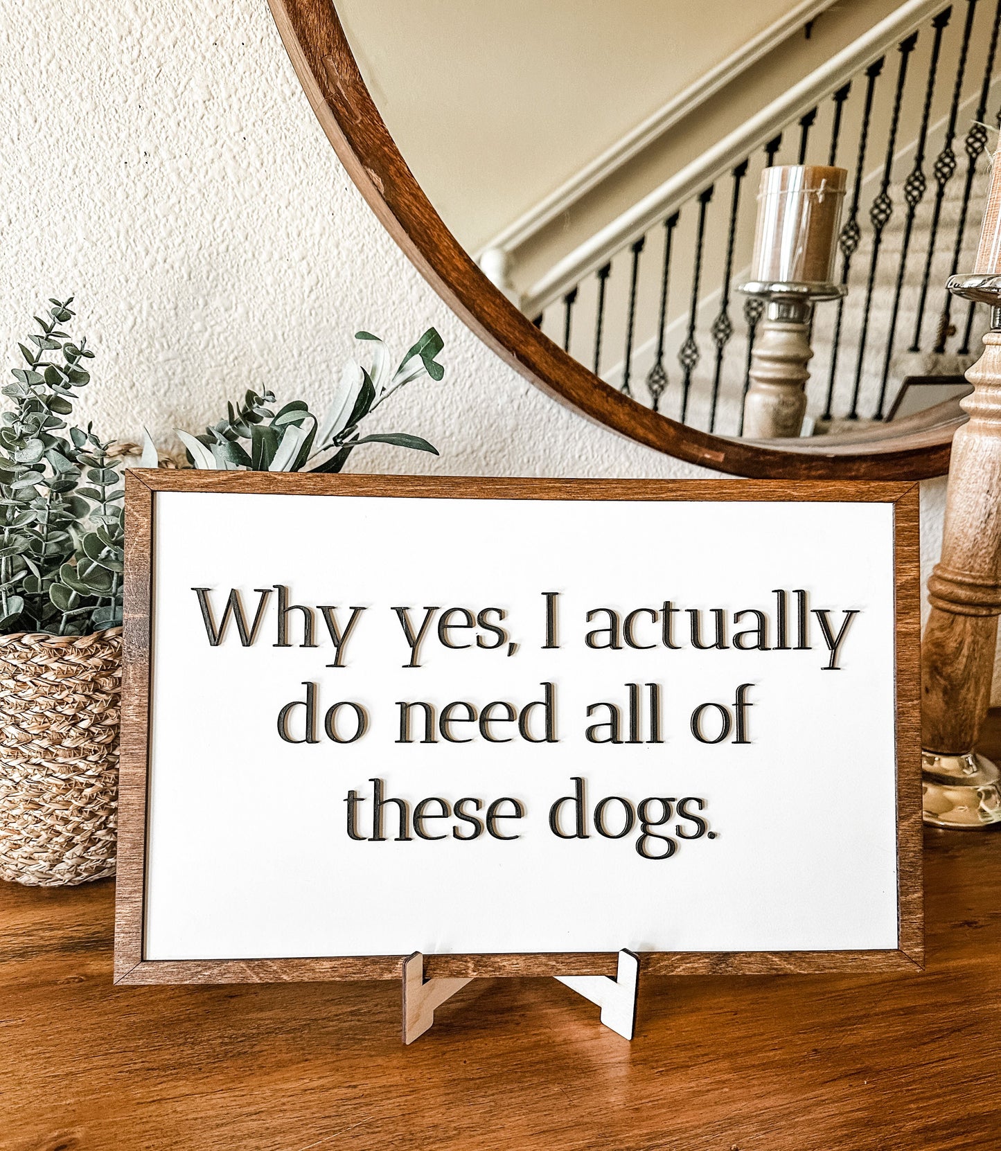 Need dogs? Wall sign
